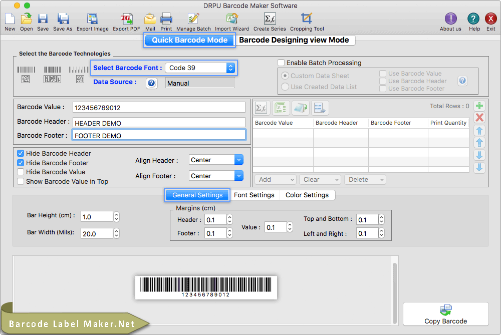 Barcode Maker Software