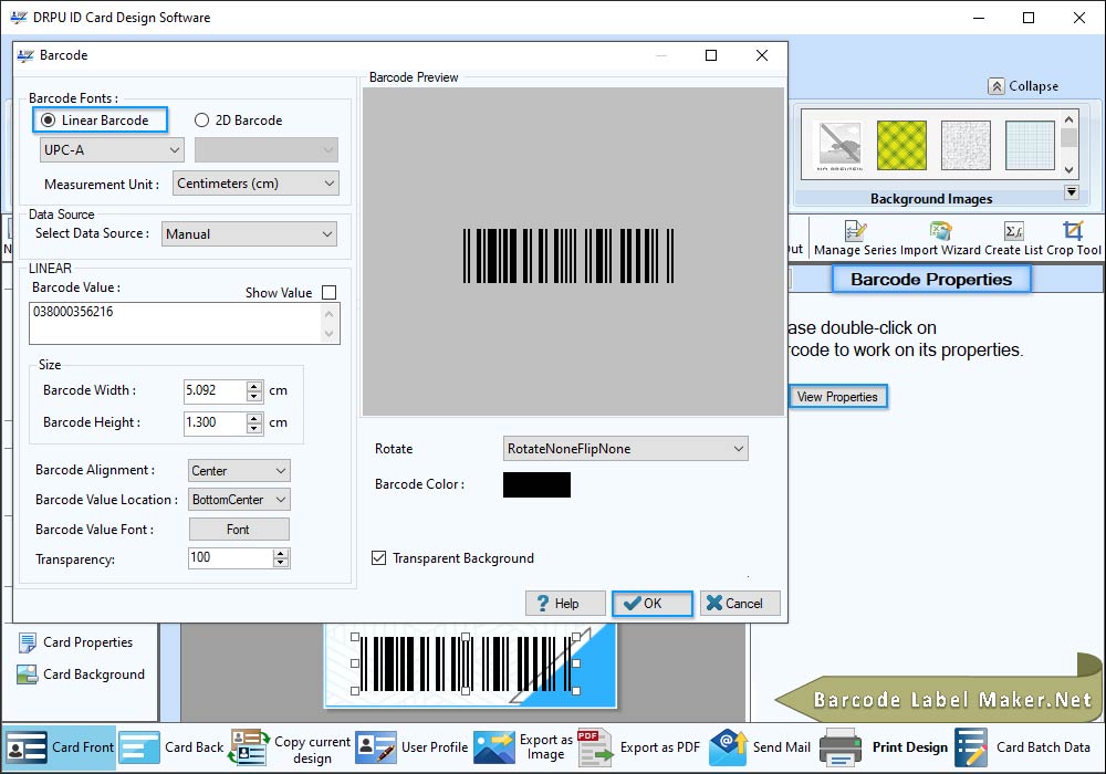 Barcode Properties